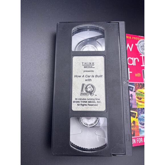 Vintage VHS Tape HOW A CAR IS BUILT With Parrot Parents Choice - Picture 6 of 9